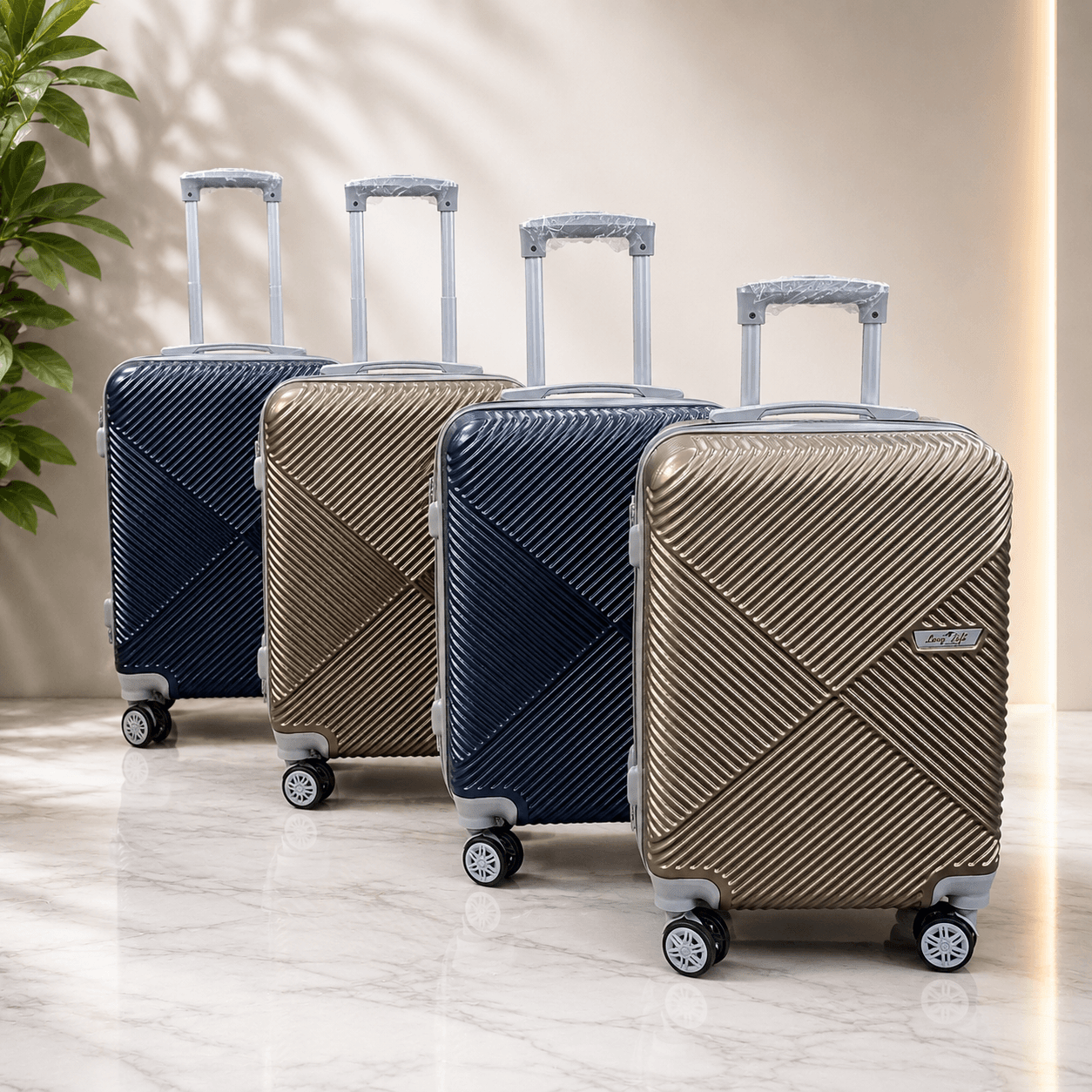 Durable travel luggage bags